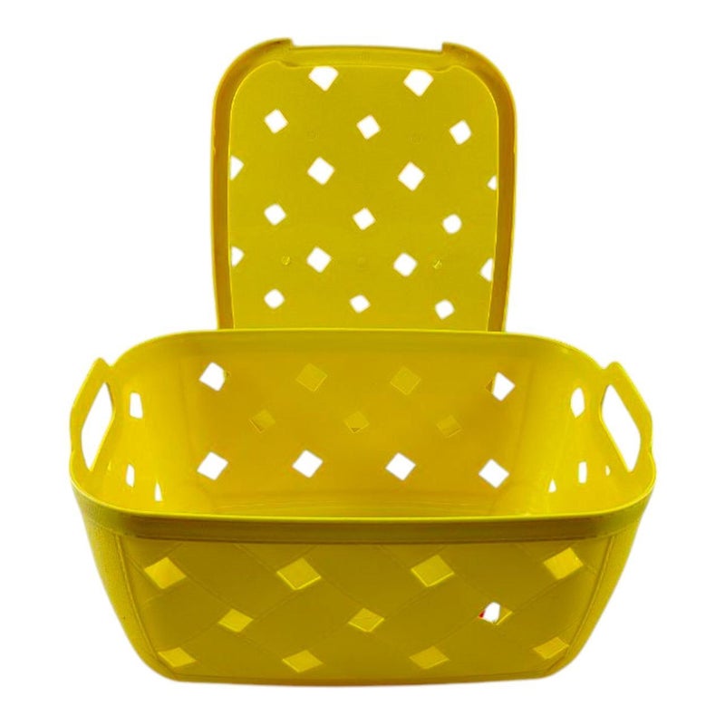 خورشيد للبلاستيك سبت نيللي بالغطاء من خورشيد بلاست للبلاستيك - أصفر - Image 2